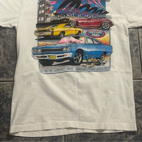 Vintage Single stitch 1993 mopar nationals 90’s racing t shirt - Picture 3 of 11